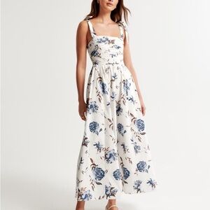 NWT - Abercrombie & Fitch Emerson Tie-Strap Maxi Dress P XXS